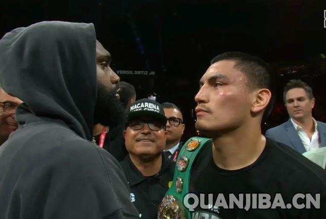 恩尼斯与奥提兹赛场激烈争吵，火药味十