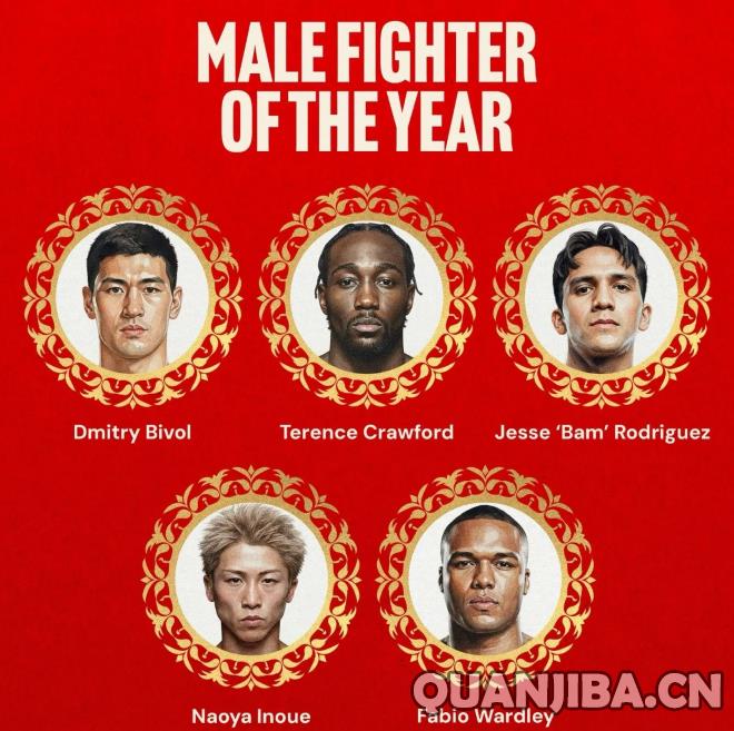《〈拳坛〉杂志发布2025年度顶级拳手提名