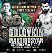 戈洛夫金下一战对手确定5月对阵马尔蒂罗斯岩
