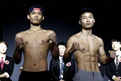 “拳力联盟”10月24比赛称重图集