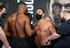 安东尼·约书亚vs库布拉特·普列夫赛前称重火药