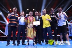 葛文峰、木尔扎别克勇夺金腰带 WBO国际拳王争霸