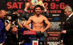 梅威瑟vs帕奎奥赛前称重图集（直播地址）