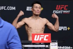 UFC on ESPN 25赛前称重图集！“韩国僵尸”对阵伊盖