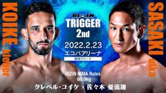 RIZIN雷神Trigger第二期：克莱伯·科伊克·艾伯斯特