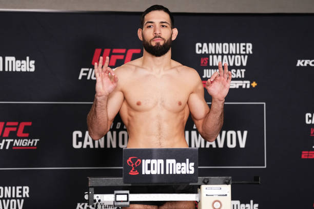 UFC格斗之夜：坎农尼尔VS伊马沃夫！赛前称重图集