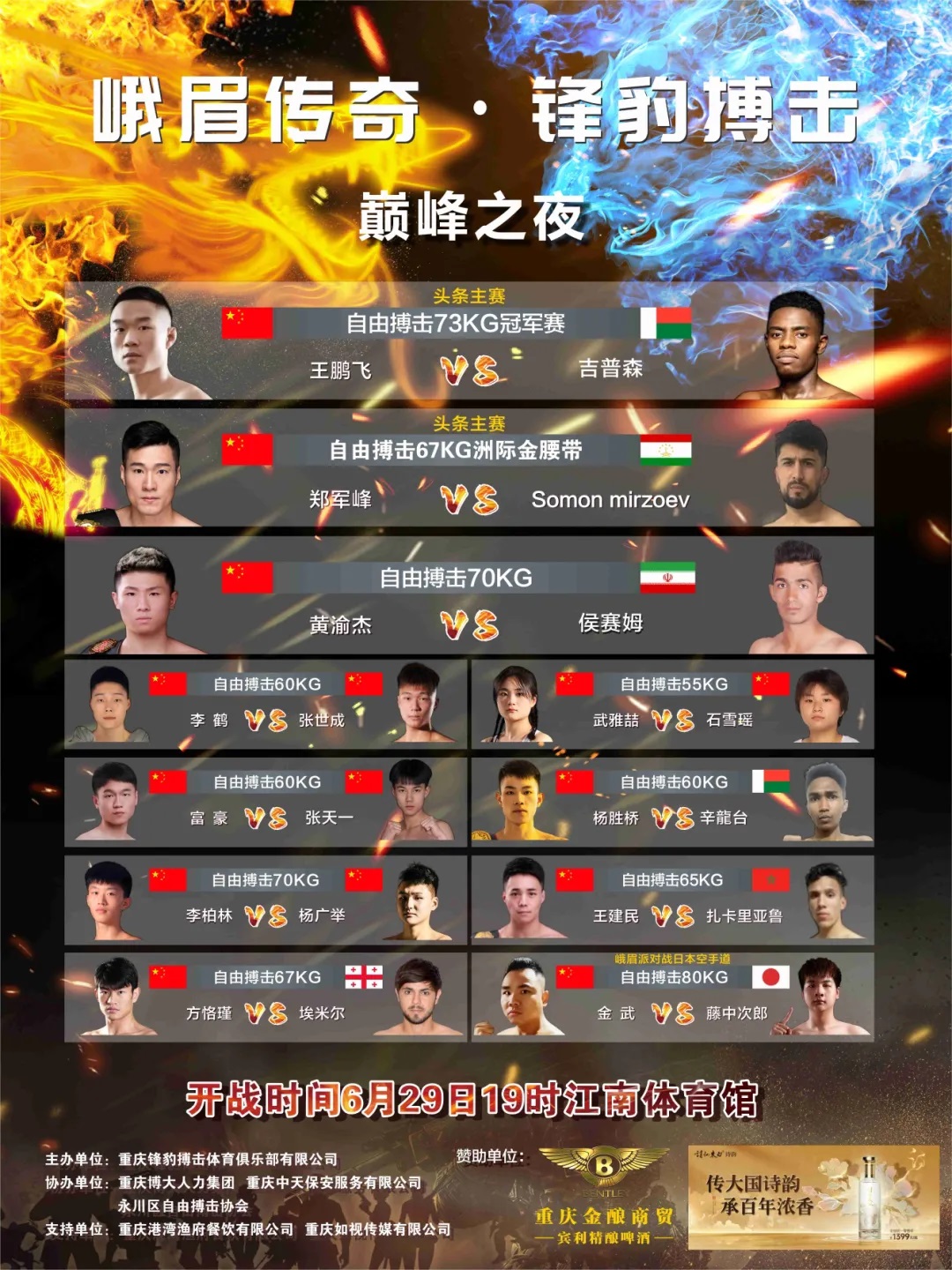 王鹏飞、郑军峰领衔，峨眉传奇·锋豹搏