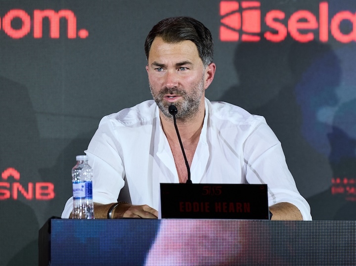 赫恩计划让恩尼斯先对阵统一战，预计明