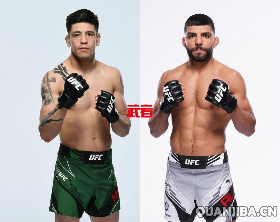 11月10日UFC：布兰登·莫雷诺与（成都拳击）阿米