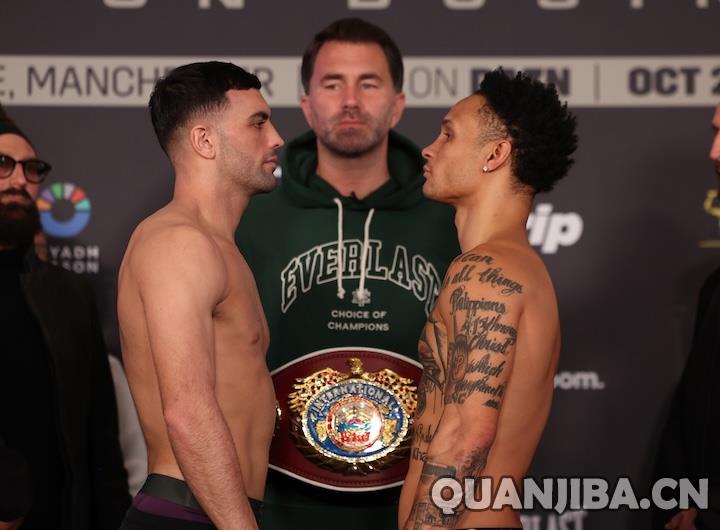 卡特拉尔和普罗格雷斯完成称重，即将展