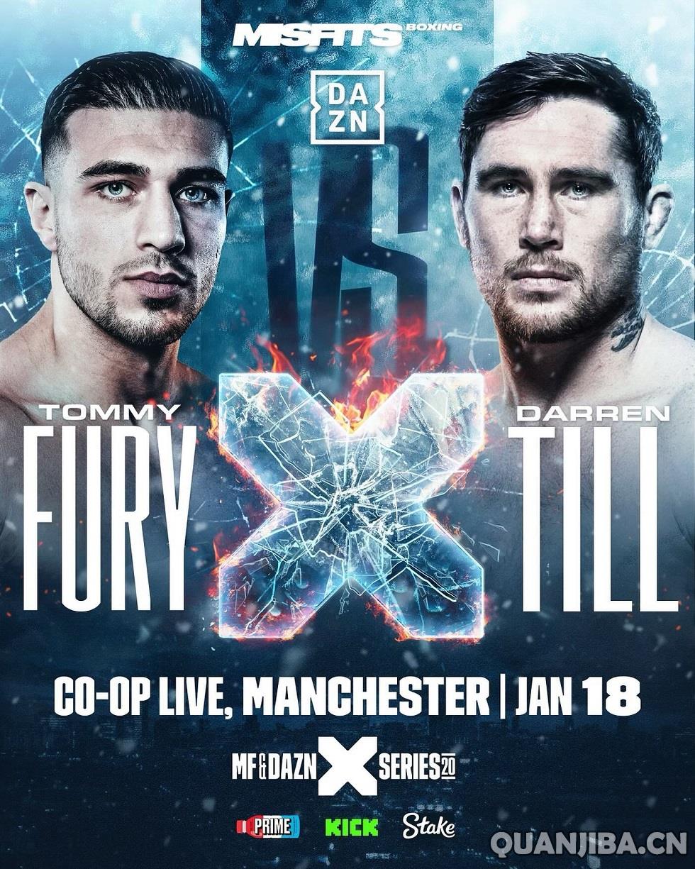 前UFC冠军挑战者达伦·提尔1月拳击比赛对阵汤米·富里