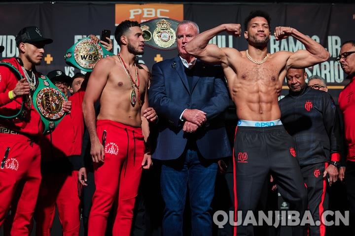 维德兹、莫雷尔正式称重，周日午间决胜时间到！