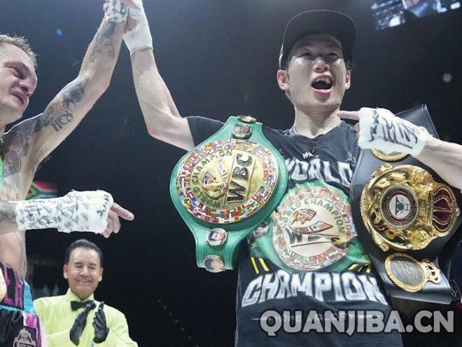 寺地拳四郎以TKO方式在第12回合击败了阿