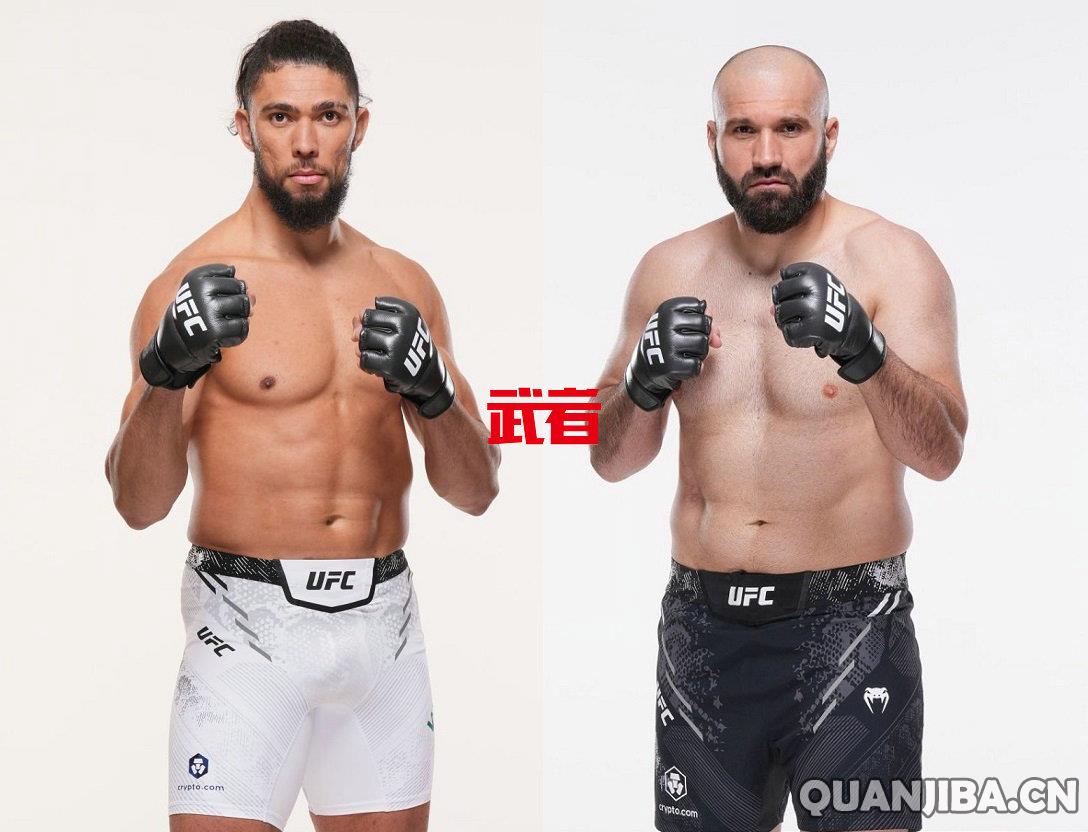 5月18日：强尼·沃克将与阿扎马特·穆尔扎卡诺夫在UFC散打赛场上对决