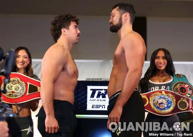 小托雷兹、维安内洛完成称量，周日中午