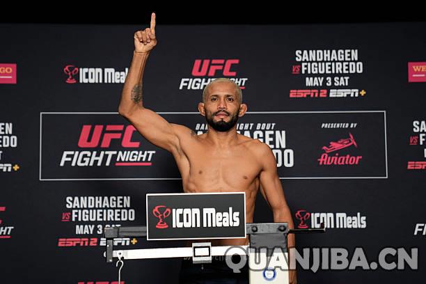 UFC战斗之夜：桑德哈根对决菲格雷多！赛前称重仪式揭幕（散打）