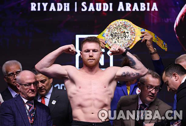 索尔·阿瓦雷兹vs威廉·斯卡尔!赛前称重