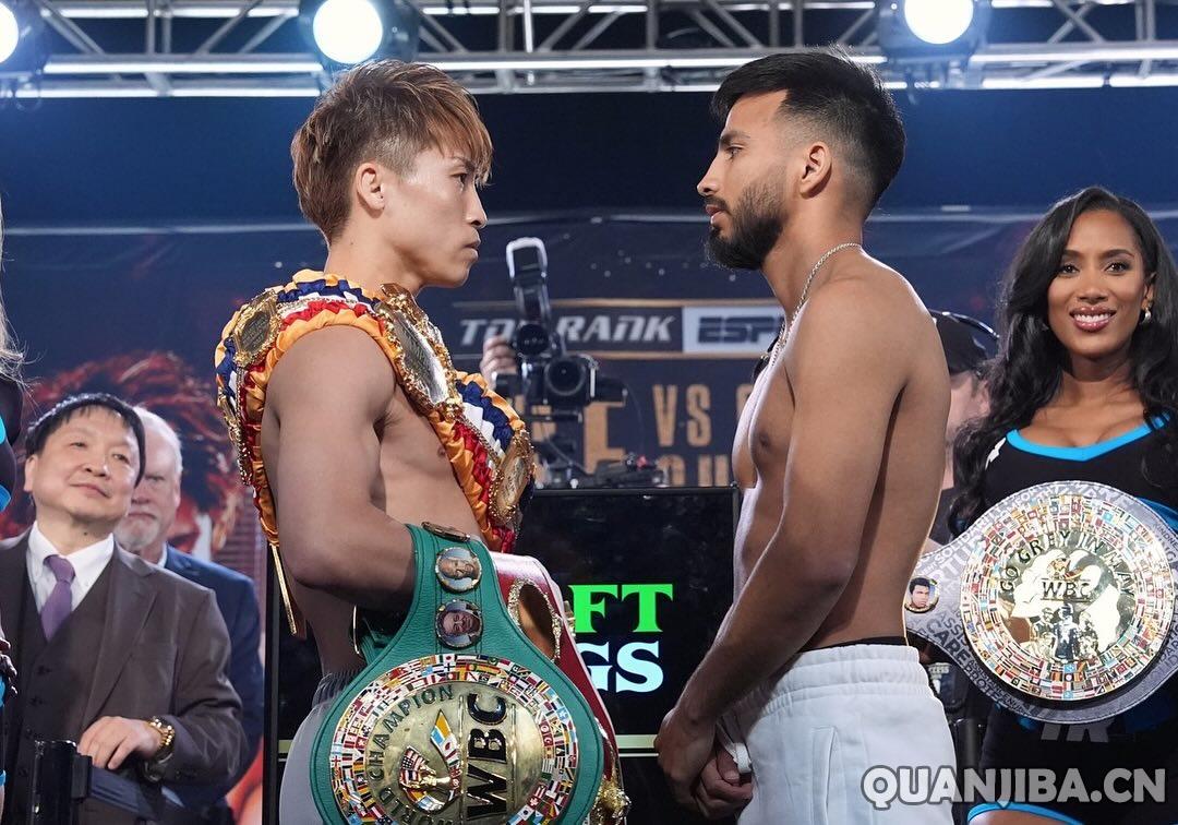 井上尚弥vs卡德纳斯!赛前称重