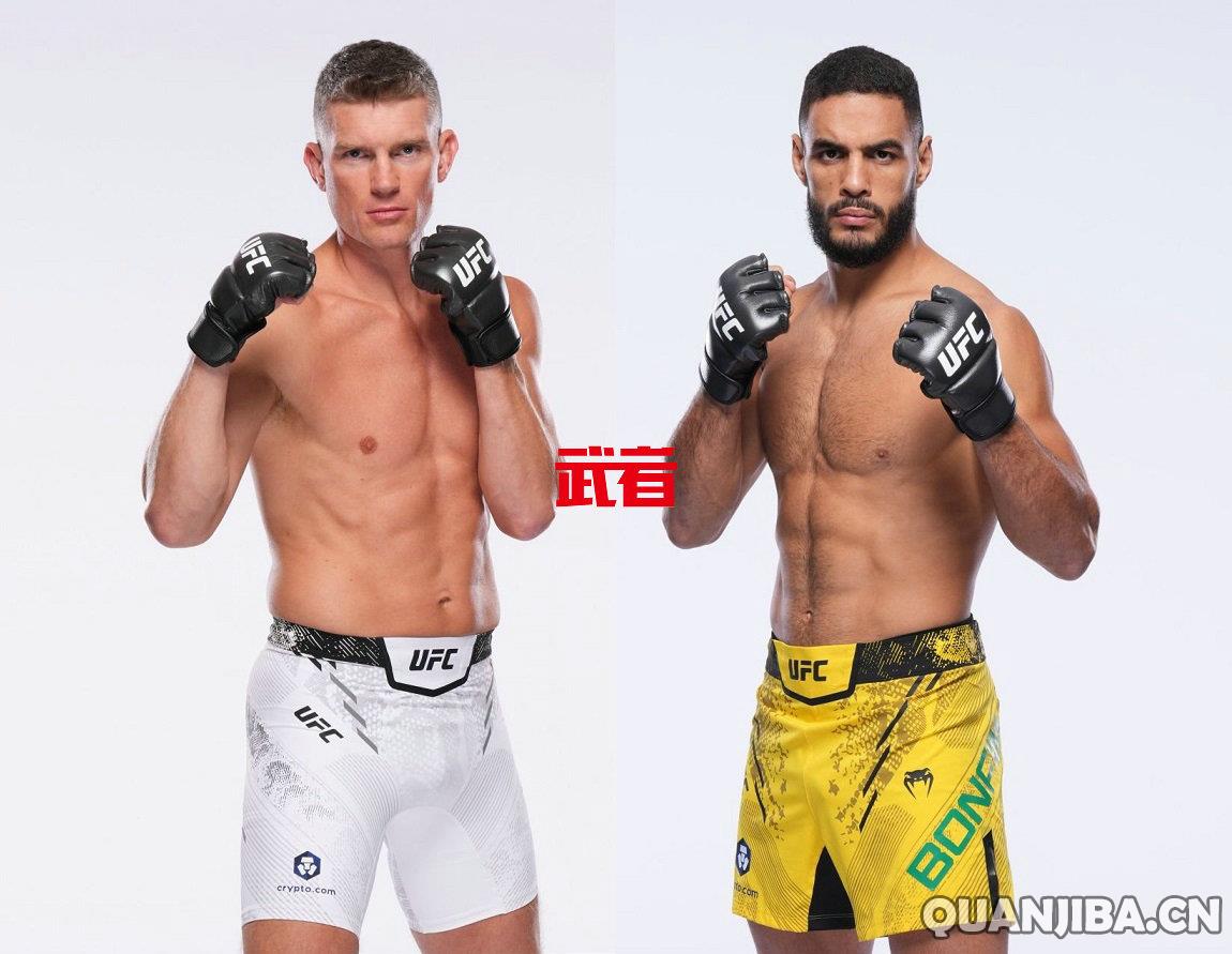 7月13日UFC对决：斯蒂芬·汤普森挑战加布里埃尔·邦菲（拳击）