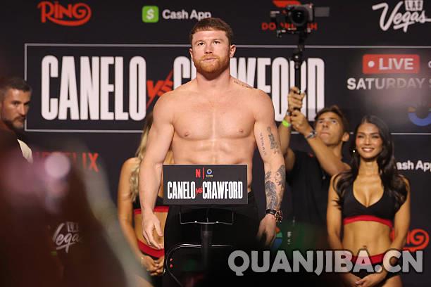 阿瓦雷兹vs克劳福德！赛前称重