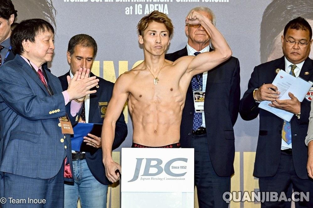 井上尚弥vs阿赫玛达利耶夫！赛前称重