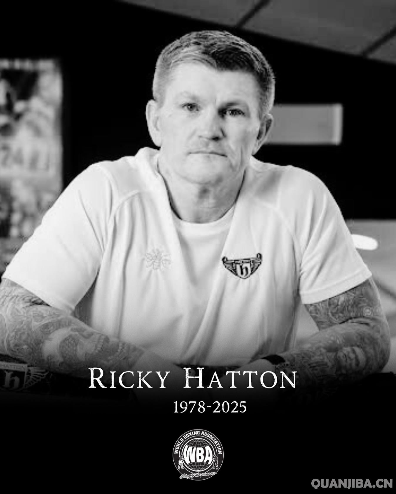 英国拳王里奇·哈顿去世享年46岁