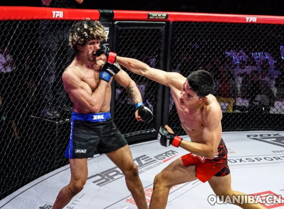 YFU87圆满收官,中国勇士在拳击赛中战胜中东BRAVE强敌,赢得三连胜!