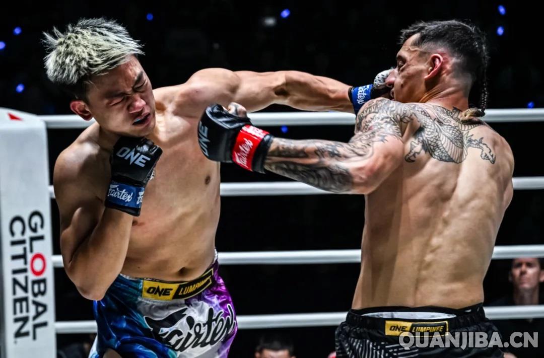 ONE周五拳击之夜130战报:农塔猜凭借点数胜出,中国选手刘泉遭遇TKO落败!