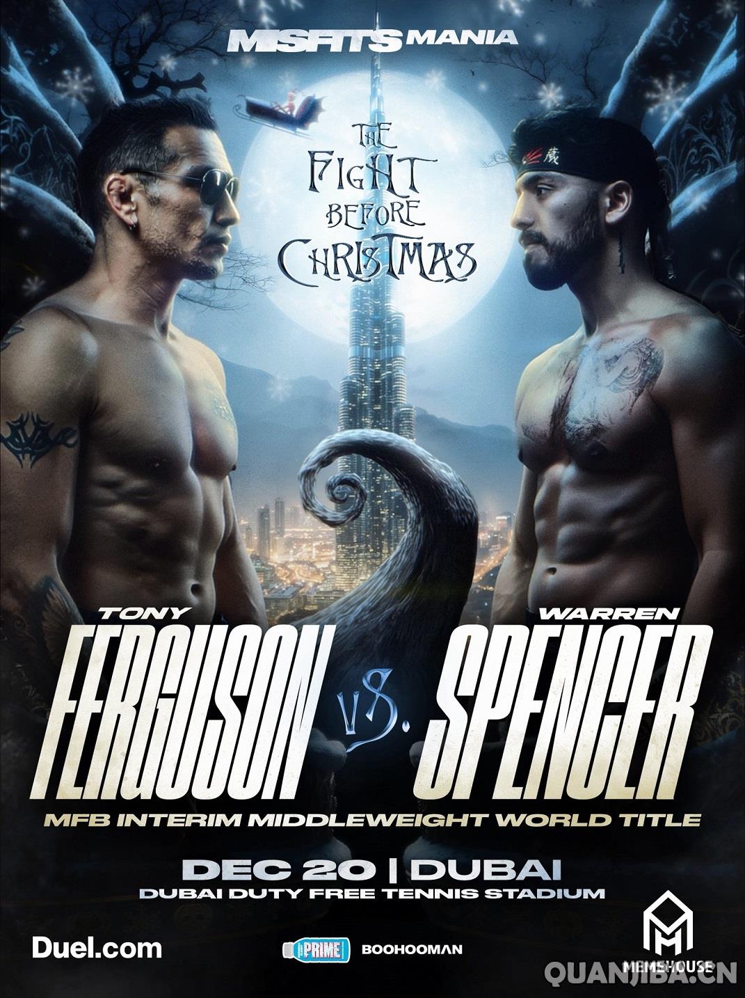 前UFC冠军托尼·弗格森12月再战拳击比赛